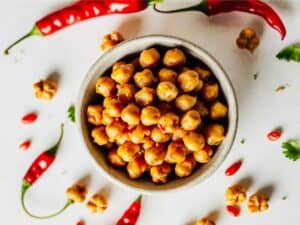 Pois chiches rôtis au piment et paprika fumé
