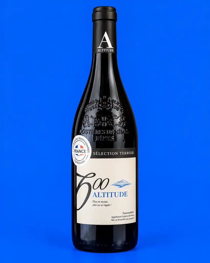 Bouteille de 500 Altitude, rouge AOP Ventoux, sélection Apéritiv'Box