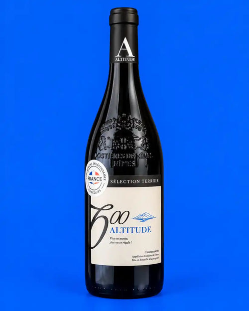 Bouteille de 500 Altitude, rouge AOP Ventoux, sélection Apéritiv'Box